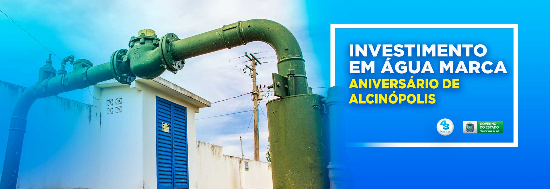 Investimento em água marca aniversário de Alcinópolis                                                                                                                                                                                                                                                                                                                                                                                                                                                               