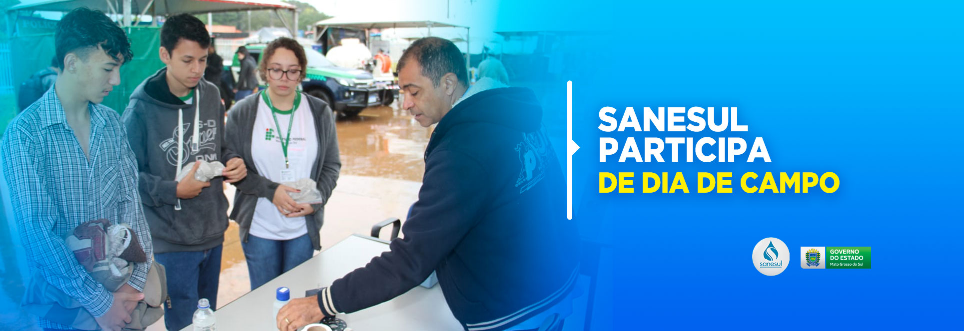 Sanesul participa de Dia de Campo do IFMS em Naviraí                                                                                                                                                                                                                                                                                                                                                                                                                                                                