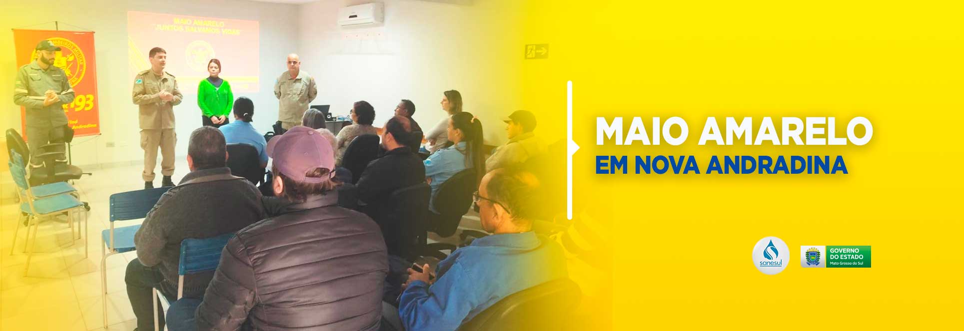 Em Nova Andradina, bombeiros falam sobre conscientização no trânsito para evitar acidentes                                                                                                                                                                                                                                                                                                                                                                                                                          