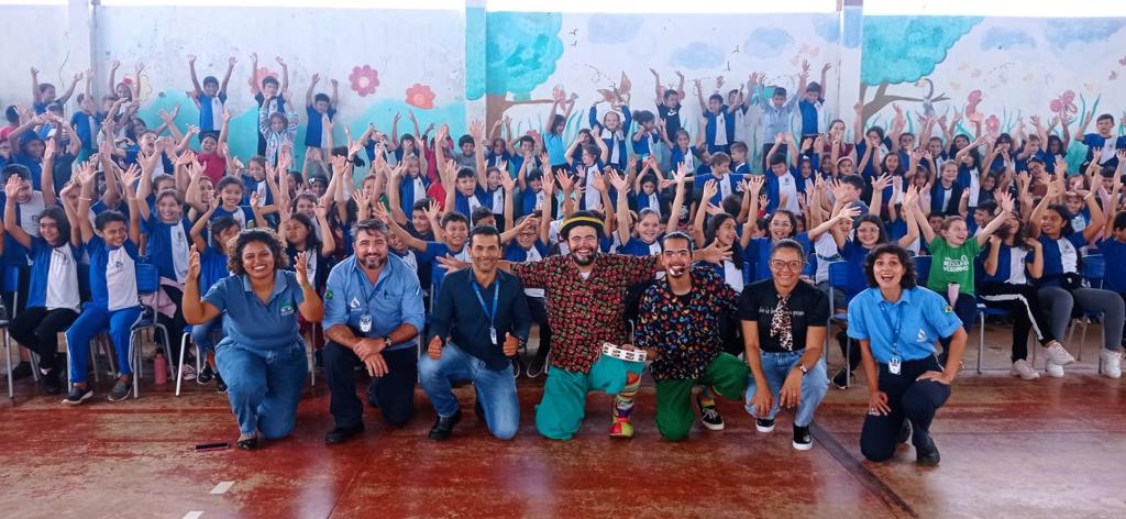 Sanesul faz palestra educativa para alunos de Amambai                                                                                                                                                                                                                                                                                                                                                                                                                                                               
