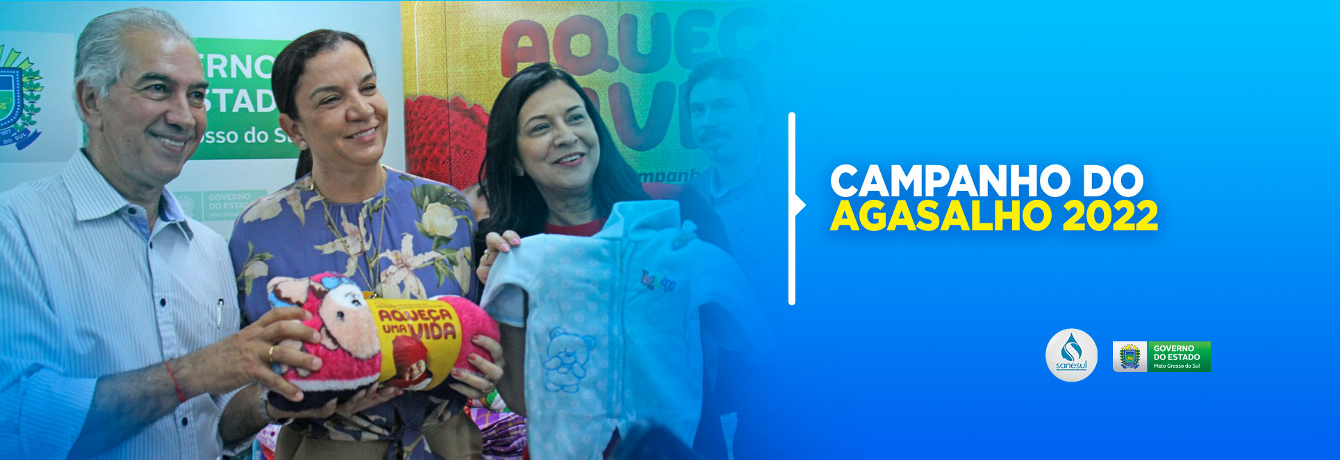 Sanesul entrega duas mil e novecentas peças de roupas e cobertores na campanha do agasalho de 2022                                                                                                                                                                                                                                                                                                                                                                                                                  