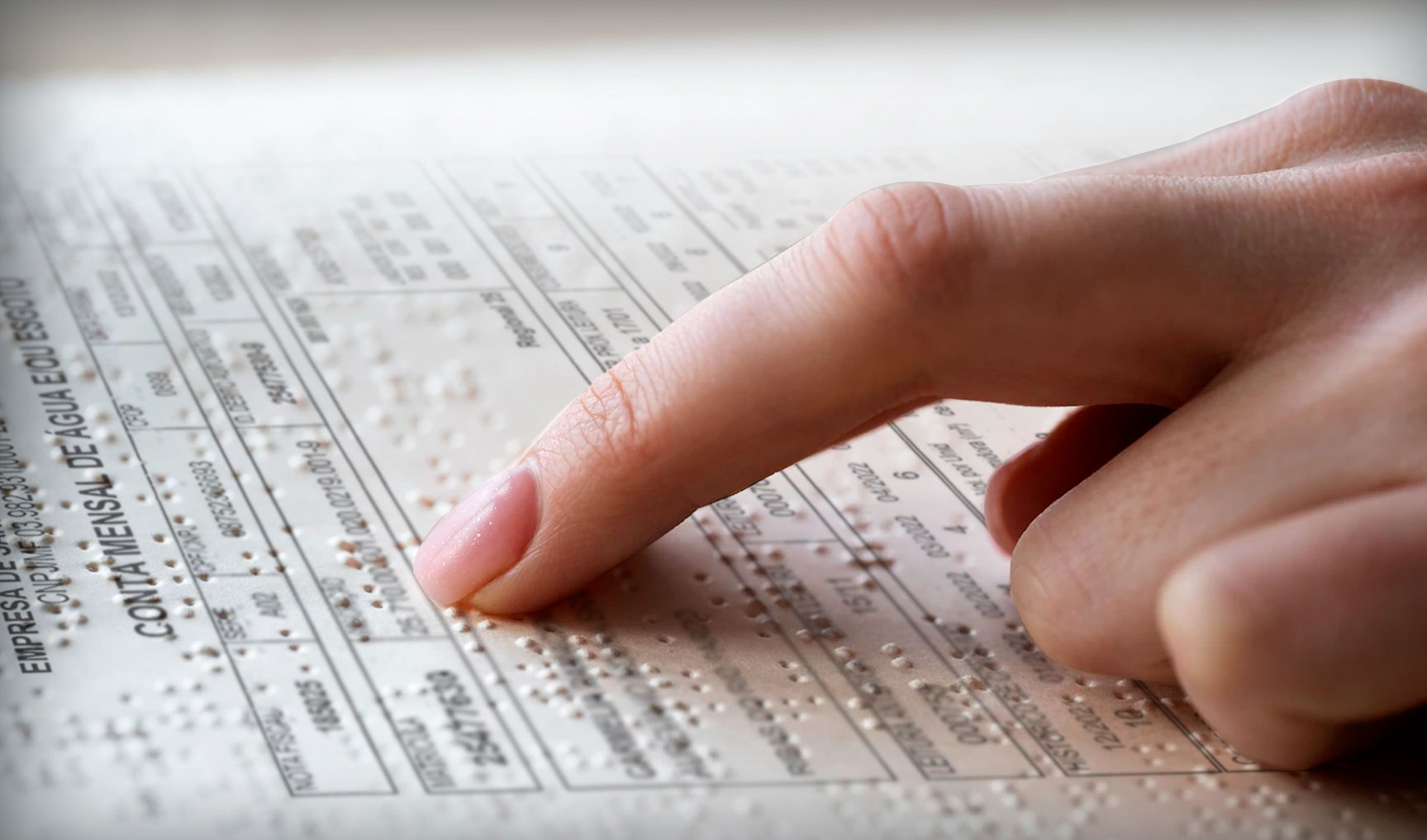 Deficientes visuais podem receber conta de água em Braille                                                                                                                                                                                                                                                                                                                                                                                                                                                          