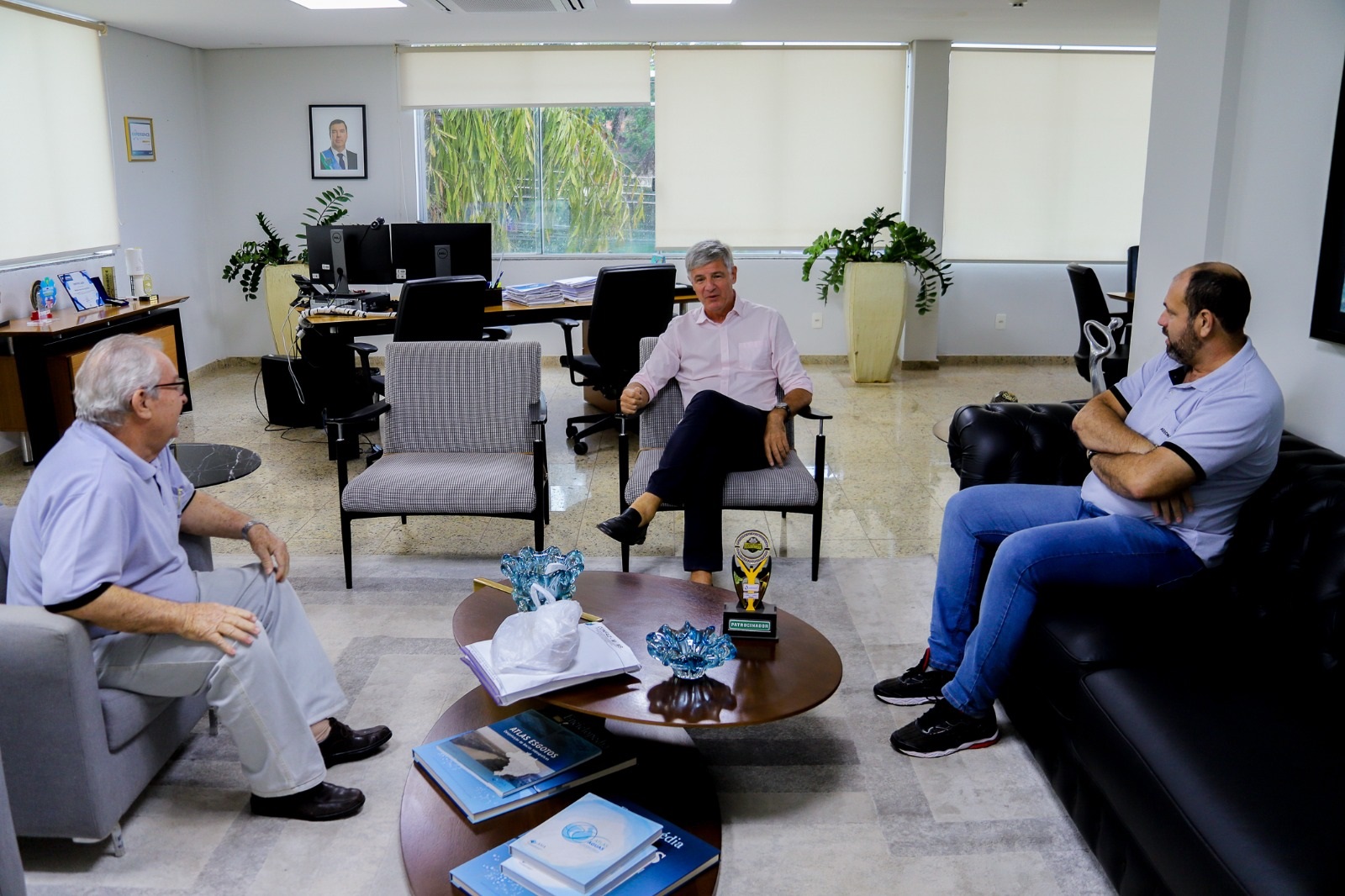 Coordenadores da Copa Assomasul reconhecem importante parceria institucional da Sanesul                                                                                                                                                                                                                                                                                                                                                                                                                             