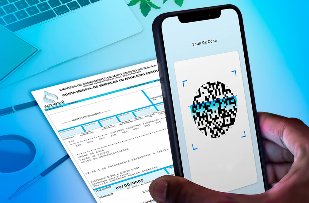 Sanesul disponibiliza pagamento de contas de água e esgoto via PIX                                                                                                                                                                                                                                                                                                                                                                                                                                                  
