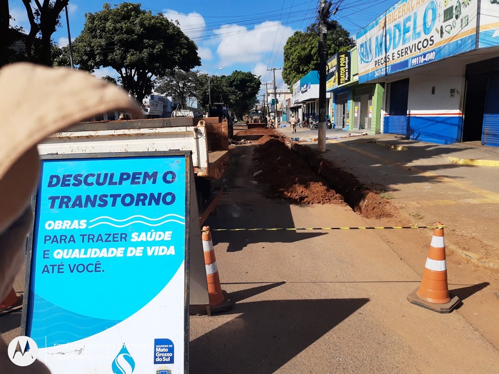 Obras da Sanesul garantem melhorias no sistema de abastecimento de água em Ponta Porã                                                                                                                                                                                                                                                                                                                                                                                                                               