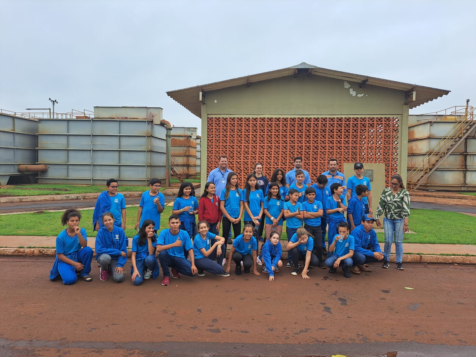 Alunos de Laguna Carapã conhecem funcionamento da Estação de Tratamento de Água de Dourados                                                                                                                                                                                                                                                                                                                                                                                                                         
