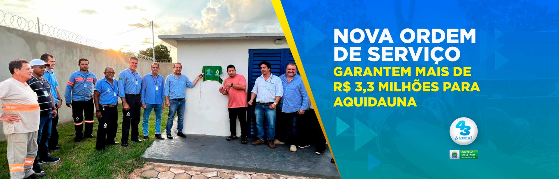 Nova ordem de serviço garante investimento de mais de R$ 3,3 milhões para Aquidauana                                                                                                                                                                                                                                                                                                                                                                                                                                