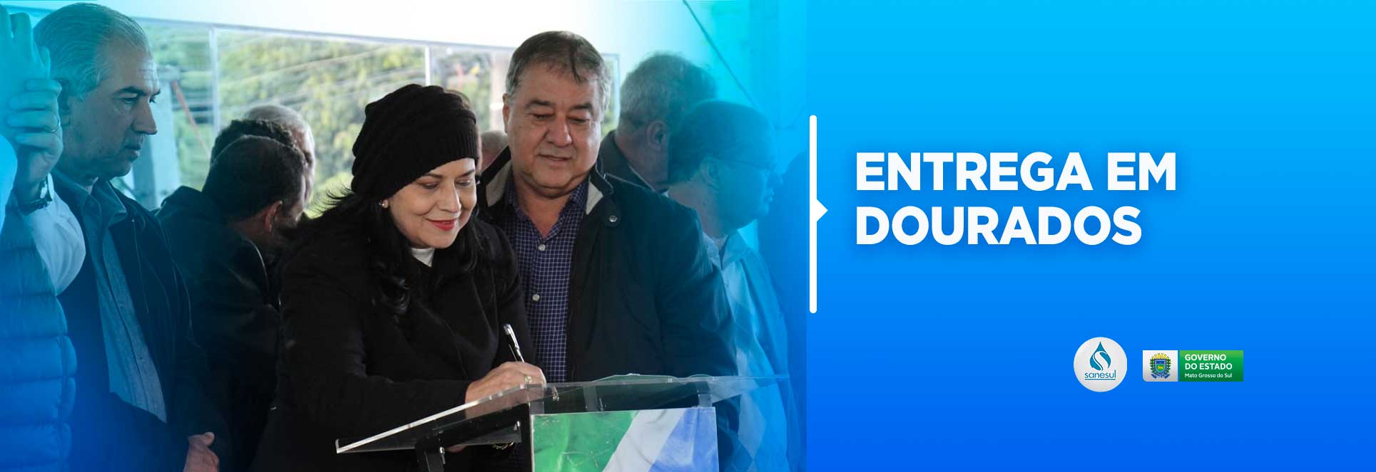 Governo e Sanesul entregam e autorizam investimentos de R$ 10,4 milhões em obras de saneamento em Dourados                                                                                                                                                                                                                                                                                                                                                                                                          