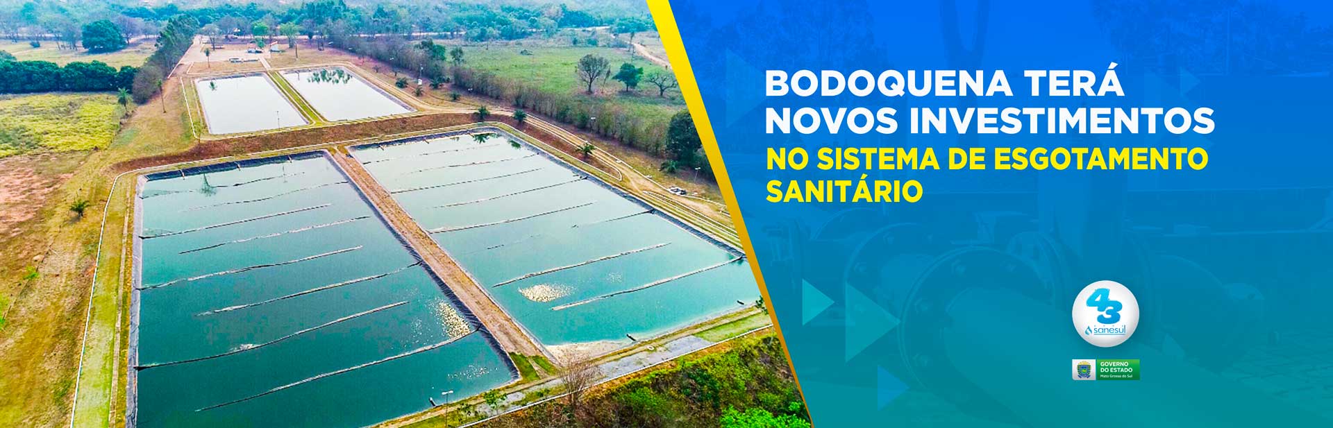 Bodoquena terá novos investimentos no sistema de esgotamento sanitário                                                                                                                                                                                                                                                                                                                                                                                                                                              